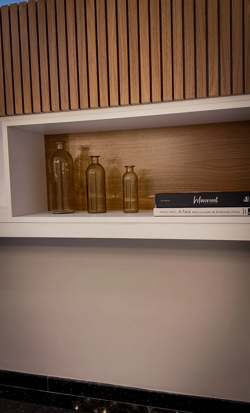 Detalhes da decoração da clínica